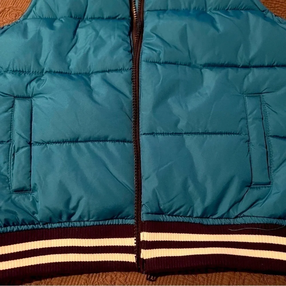 KID’S Teal Puffer Vest and Jogger Pants Set